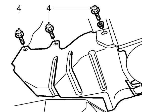 Camshaft timing belt - air conditioning – Remove RH road wheel.