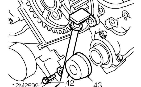 Remove timing belt.