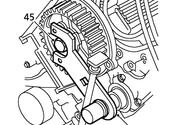 Remove both exhaust camshaft front oil seals.