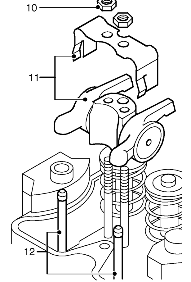 Cylinder head gaskets – Remove pipe.