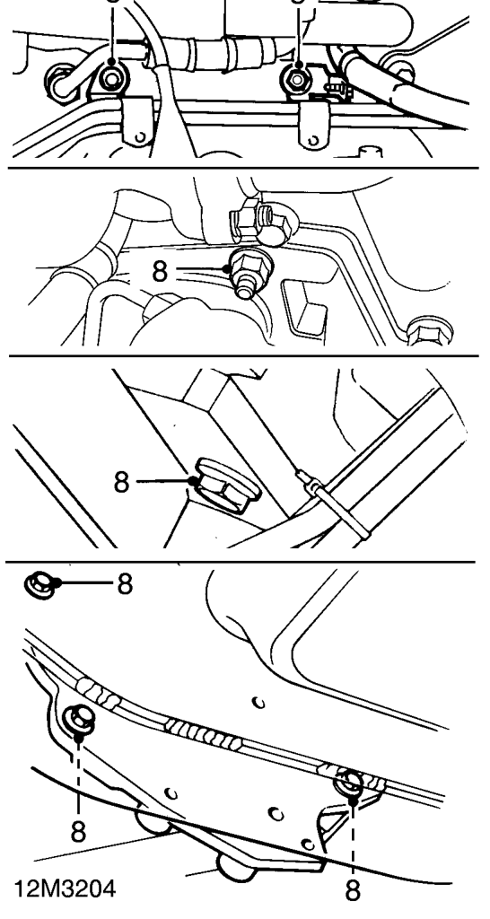 Remove Allen screw securing gearbox to engine backplate.