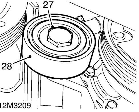 Remove crankshaft pulley.
