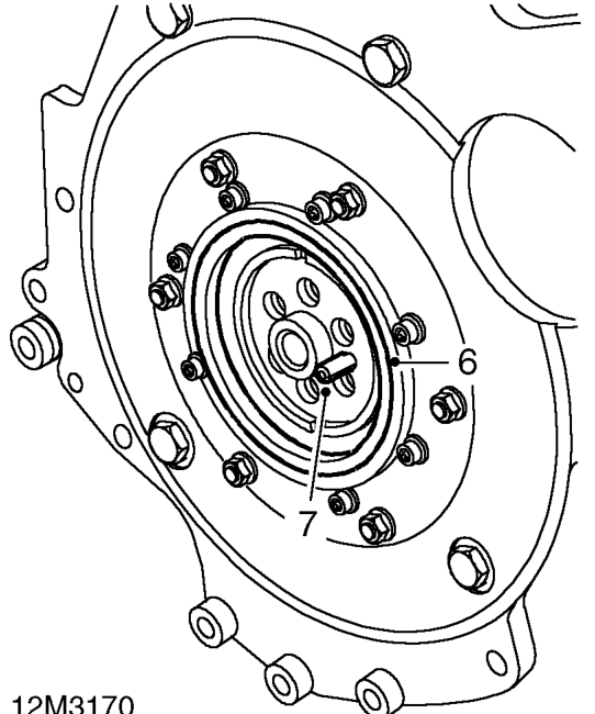 Remove and discard ’O’ ring from flywheel.