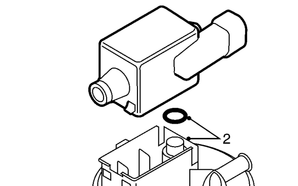 Evaporative emission canister purge valve – Remove evaporative emission canister. See this section.