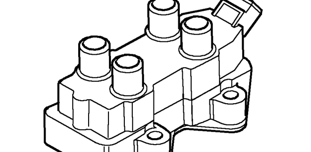 Ignition coil - ’t’ series engine – Positive leads to plugs No. 1 - 3 - 5 Negative leads to plugs No. 2 - 4 - 6