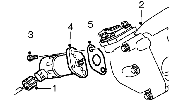 Balance valve motor - vis - kv6 – Service repair no - 19.22.65