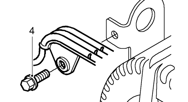Fuel rail - kv6 – Using a 25 mm spanner on the alternator drive belt tensioner, release and disconnect drive