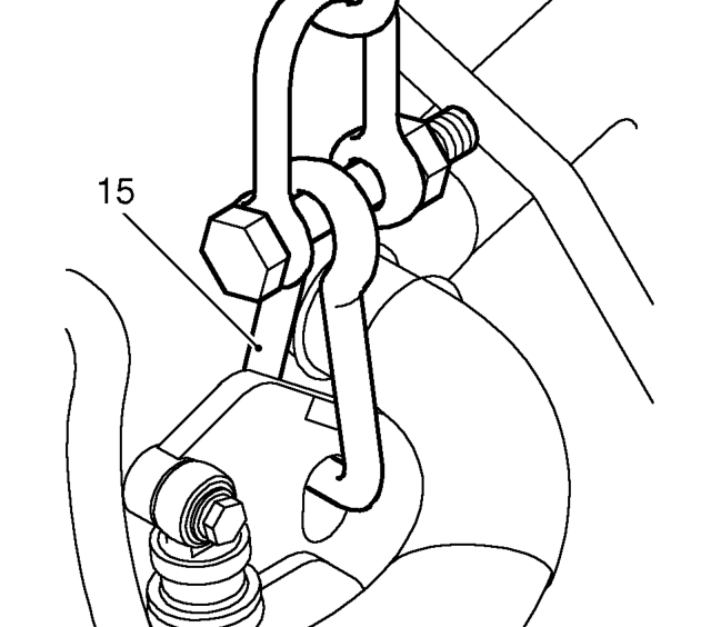 Remove 1 and loosen 2 bolts securing PAS pump pulley shield and remove shield.