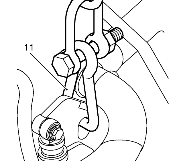 Remove 1 and loosen 2 bolts securing PAS pulley shield and remove shield.
