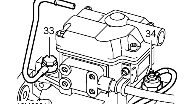 Remove and discard pump gasket. Do not carry out further dismantling if component is remov