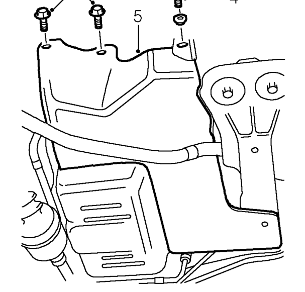 Injector pipes - diesel models – Remove underbelly panel. See BODY, Repairs.
