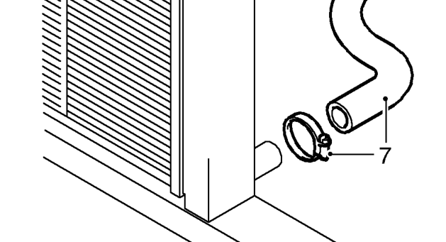 Drain and refill – Position container to collect coolant.