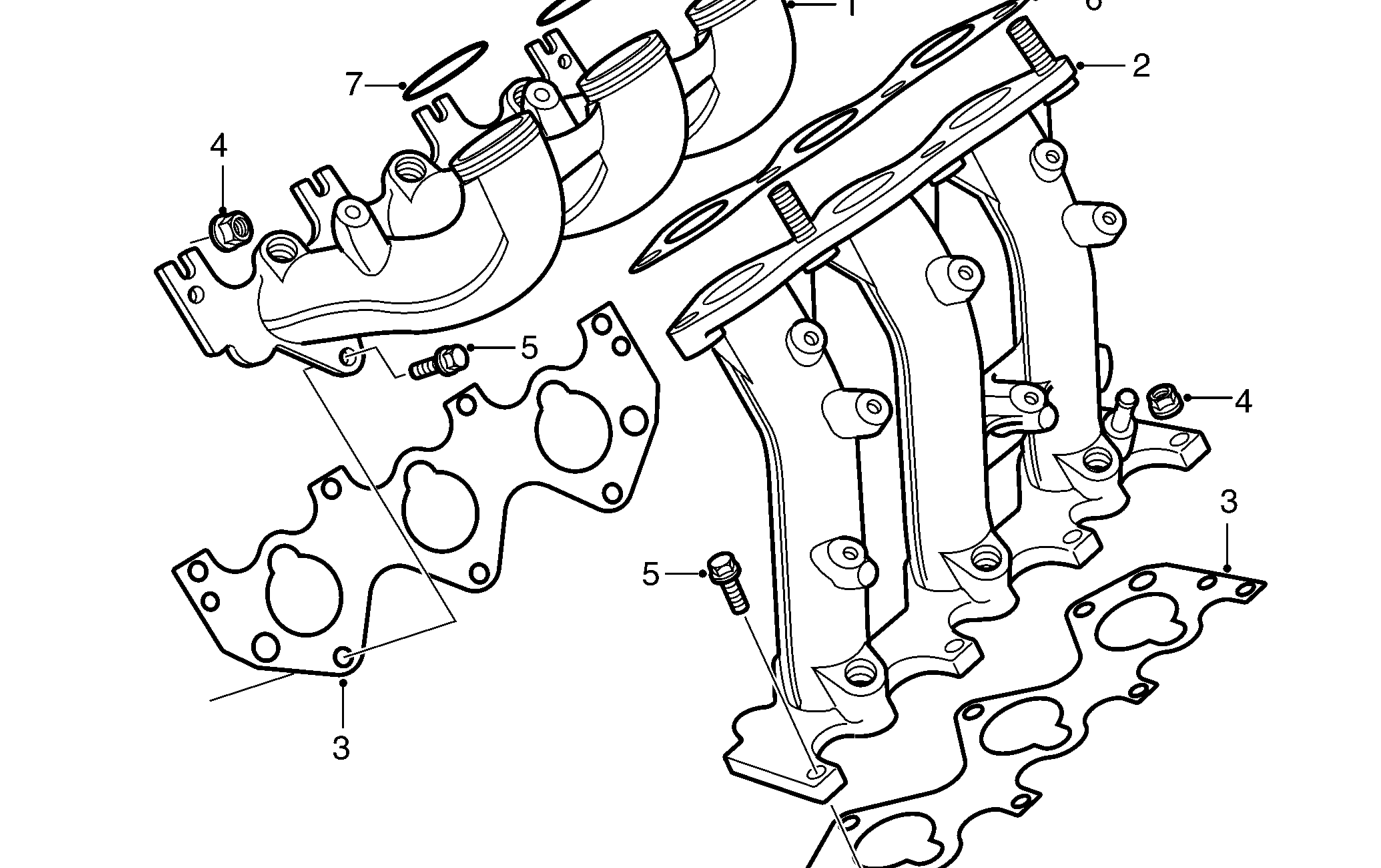 Inlet manifold components - kv6