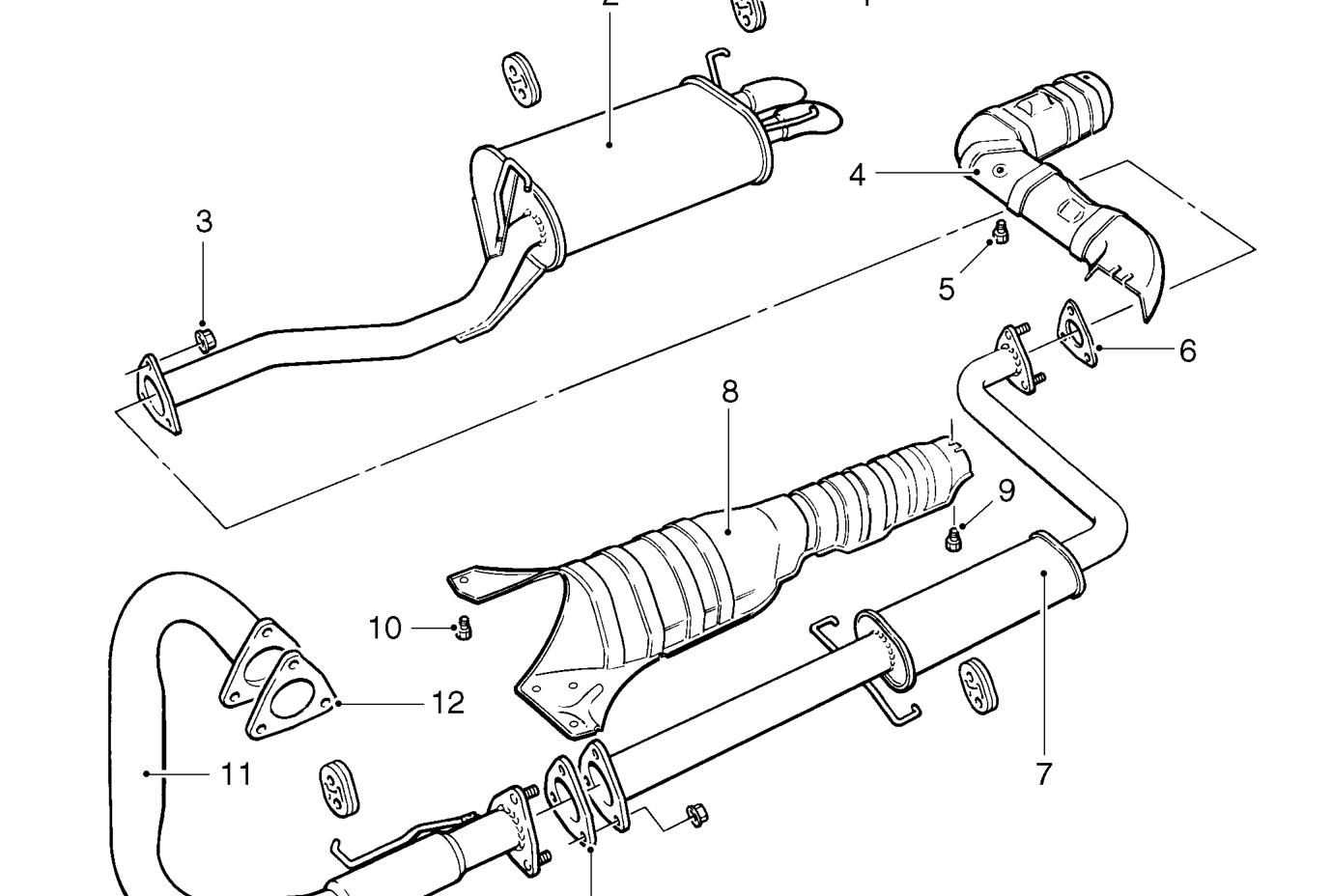 Exhaust system components - diesel