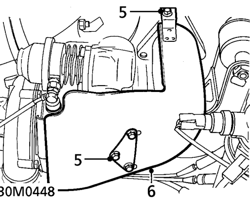 Exhaust manifold gaskets - diesel – Drain cooling system. See COOLING SYSTEM - DIESEL, Adjustments.
