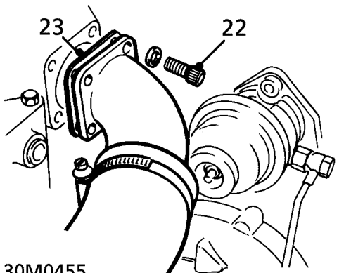 Plug turbocharger to prevent ingress of dirt and foreign matter.