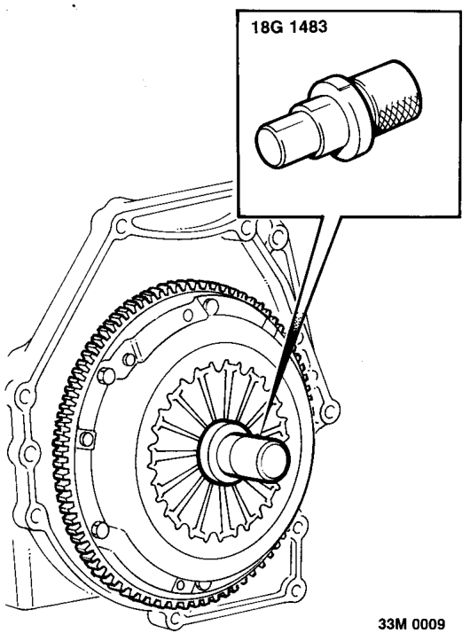 Position drive plate to flywheel with ’FLYWHEEL SIDE’ marking towards flywheel.