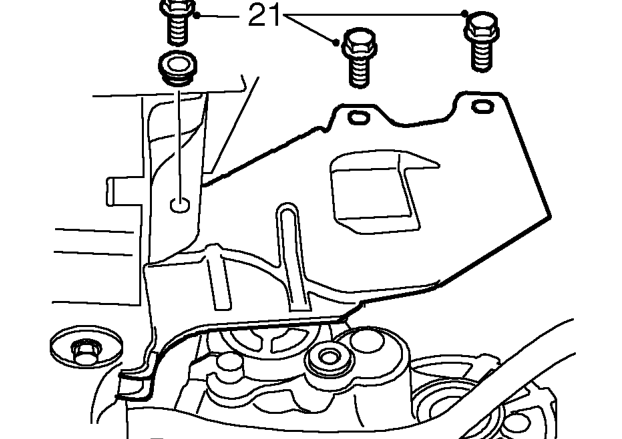 Gearbox assembly – Drain gearbox oil. See Adjustments.