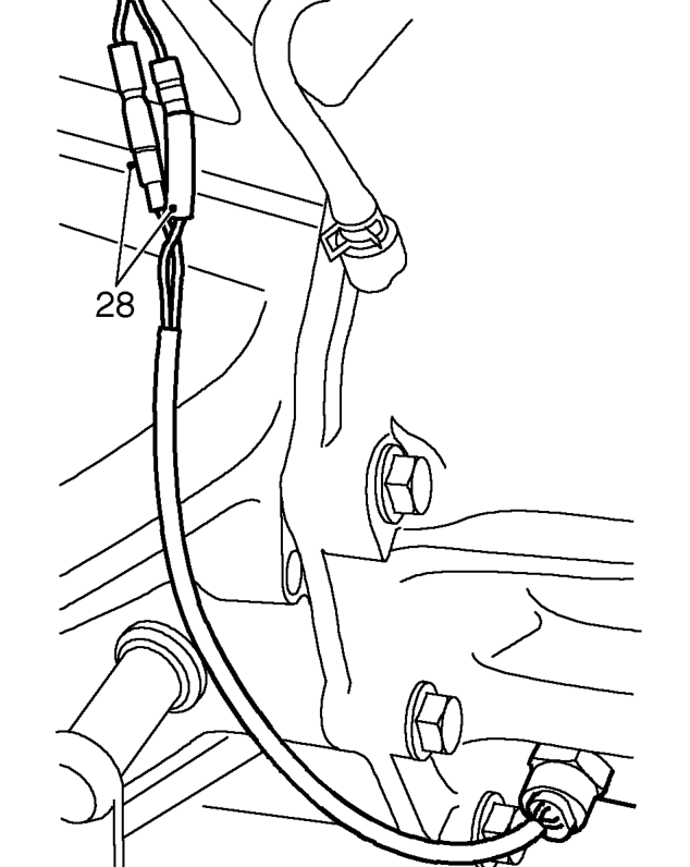 Disconnect speed sensor multiplug.