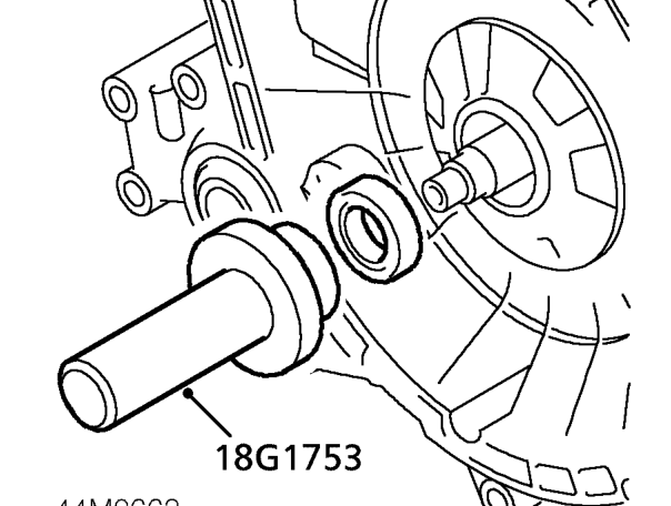Converter oil seal – Clean oil seal recess. Lubricate oil seal with clean transmission fluid.