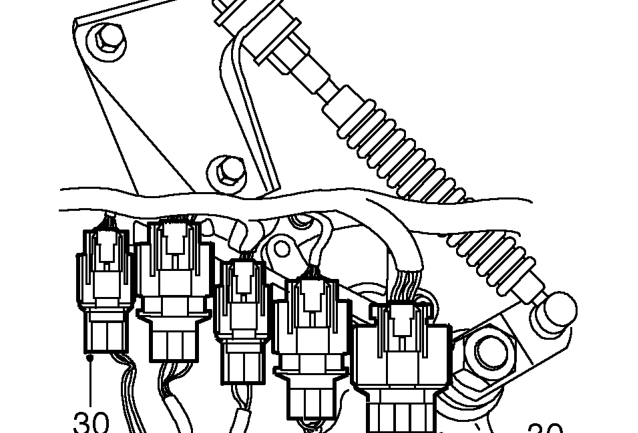 Remove and discard 2 oil cooler union ’O’ rings.
