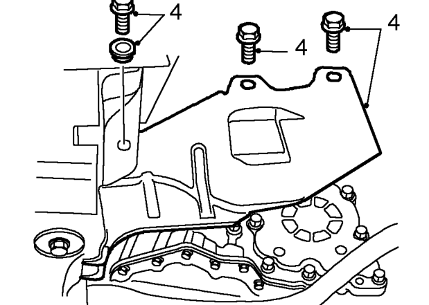 Gearbox end cover – Turn steering on LH lock.