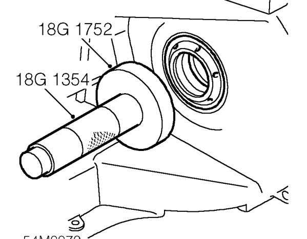 Differential oil seal – Thoroughly clean oil seal recess.