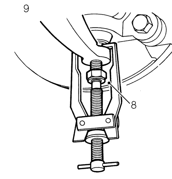 Drive shaft - kv6 – Release and remove yoke.
