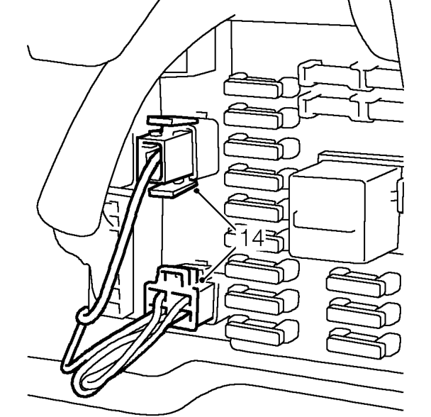 Disconnect airbag harness multiplug.