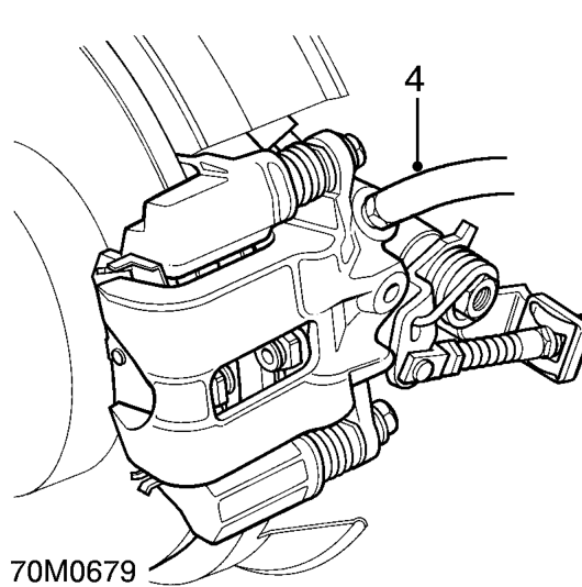 Brake system bleed – Top-up fluid level in brake reservoir to ’MAX’ mark. See INFORMATION, Capacities, fluids a