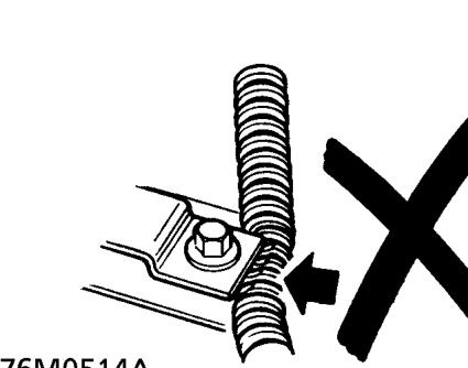 Srs harness – Never attempt to modify, splice or repair the SRS harness. Never install electronic equipm