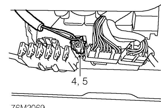 Driver’s airbag module – Remove fusebox cover.
