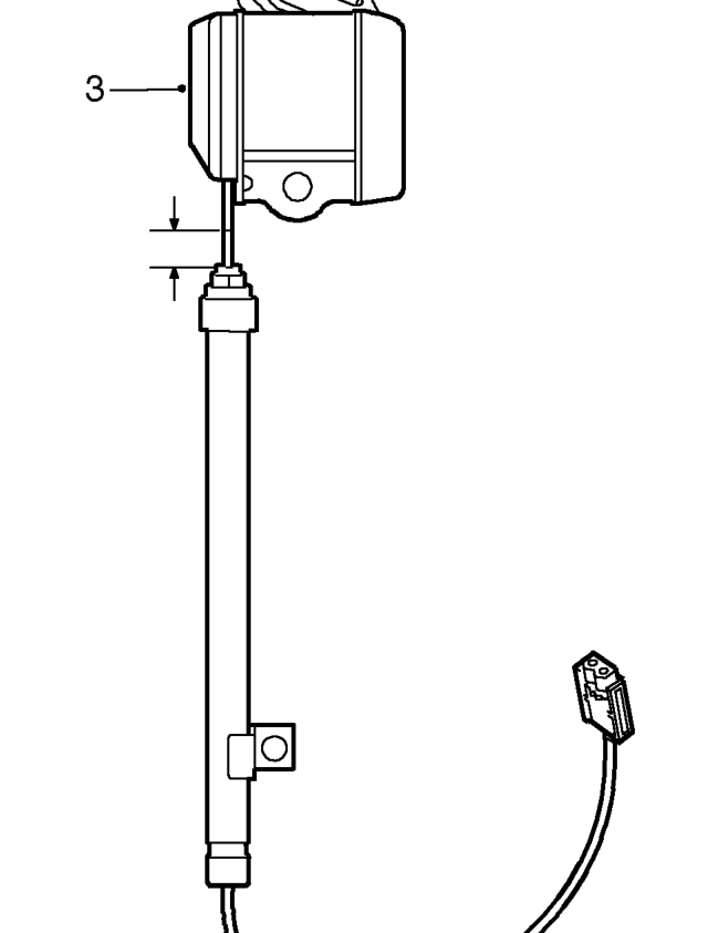 Deployment with seat belt pre-tensioner removed from vehicle. – Remove seat belt pre-tensioner from vehicle. See Repairs.