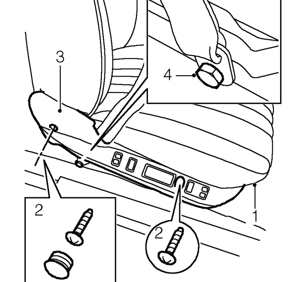 Front seat belt pre-tensioner - 4 &amp; 5 door – Service repair no - 76.73.31