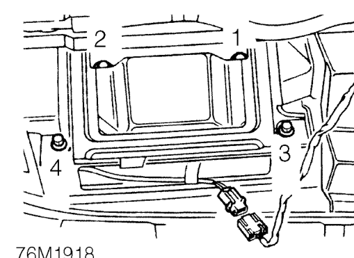 Fit airbag to fascia.