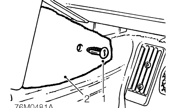 Airbag control unit – Service repair no - 76.73.72
