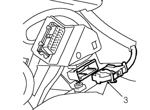 Airbag control unit – Remove 2 carpet finishers.