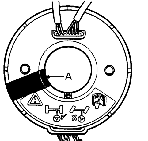 Release 2 clips securing rotary coupler and remove rotary coupler.