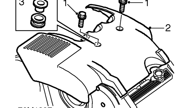 Engine acoustic cover - kv6 – Service repair no - 76.11.06