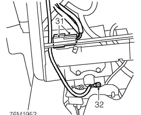 Release TestBook diagnostic socket from fascia bracket.