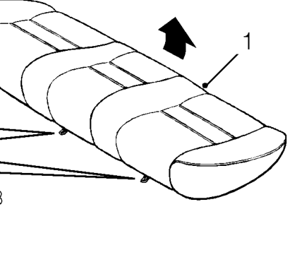 Rear centre seat belt - 5 door &amp; coupe – Service repair no - 76.73.37