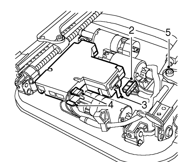 Motor - fore and aft - front seat – Remove front seat. See this section.
