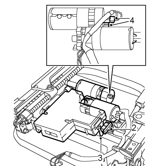 Motor - tilt - front seat – Remove front seat. See this section.