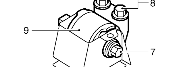 Ancillary drive belt tensioner - kv6 – Support engine on jack.
