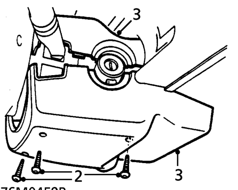 Passive coil – Release 4 turnbuckles securing fuse box cover and remove cover.