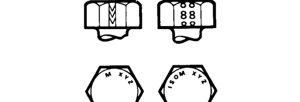 Bolt identification – To check or re-tighten a bolt or screw to a specified torque figure, first slacken a quart