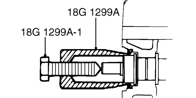 Exhaust camshaft rear oil seal – Remove 2 bolts securing rear cover plate and remove plate.