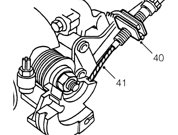 Release clip and disconnect hose from fuel return pipe.