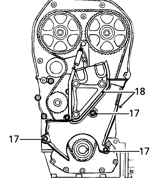 Remove crankshaft pulley.