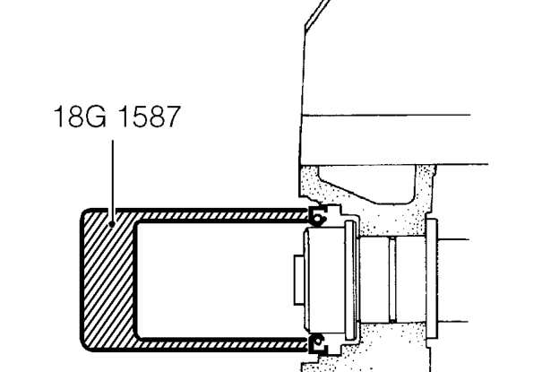 Clean sealing area of cylinder head and camshaft, ensuring all traces of rubber are remove